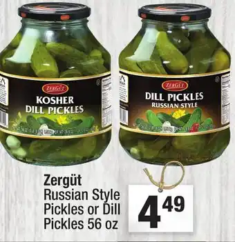 Super King Markets Zergüt Russian Style Pickles or Dill Pickles offer