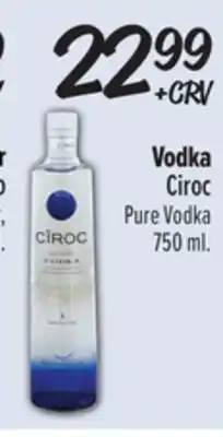 El Super Ciroc Pure Vodka offer
