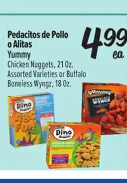 El Super Chicken Nuggets, 21Oz.Assorted Varieties or BuffaloBoneless Wyngz, 18Oz offer