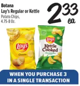 El Super Lay's Regular or Kettle Potato Chips offer