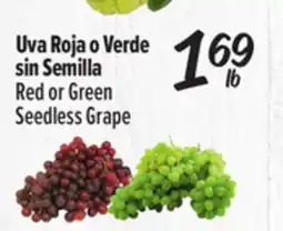 El Super Red or Green Seedless Grape offer