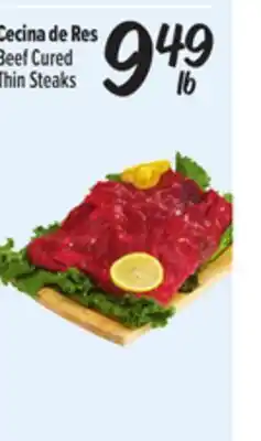 El Super Beef Cured Thin Steaks offer