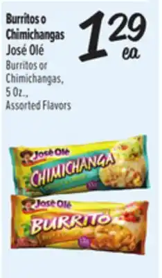 El Super Burritos or Chimichangas offer