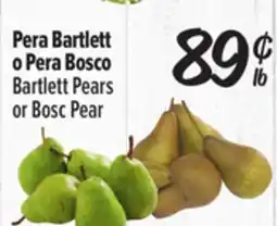 El Super Bartlett Pears or Bosc Pear offer