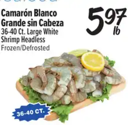 El Super 36-40Ct. Large White Shrimp Headless offer