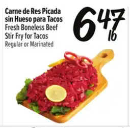 El Super Fresh Boneless Beef Stir Fry for Tacos offer