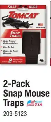 Menards 2-Pack Snap Mouse Traps offer