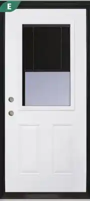 Menards Internal Blinds Half Lite offer
