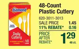 Menards 48-Count Plastic Cutlery offer
