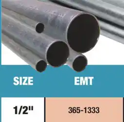 Menards 1/2 x 10 EMT offer
