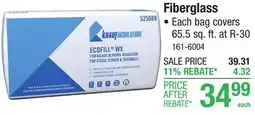 Menards Fiberglass offer