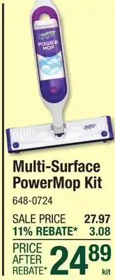 Menards Multi-Surface PowerMop Kit offer
