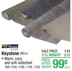 Menards Keystone offer