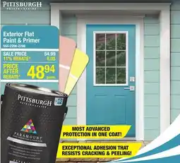 Menards Exterior Flat Paint & Primer offer