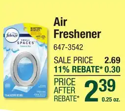 Menards Air Freshener offer