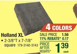 Menards Holland XL offer