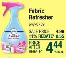 Menards Fabric Refresher offer
