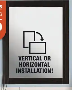 Menards Framed Mirror offer