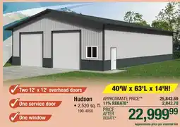 Menards Hudson offer