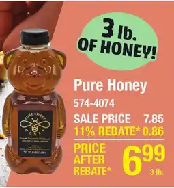 Menards Pure Honey offer