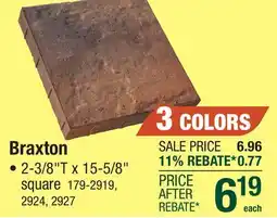 Menards Braxton offer