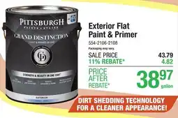Menards Exterior Flat Paint & Primer offer