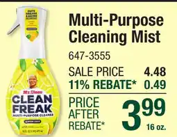 Menards Multi-Purpose Cleaning Mist offer