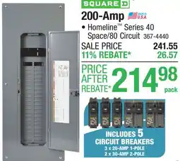 Menards 200-Amp offer