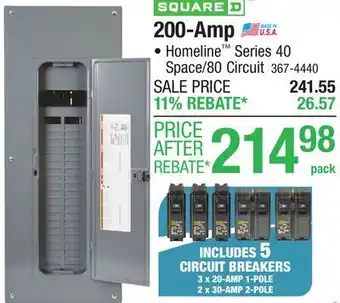 Menards 200-Amp offer