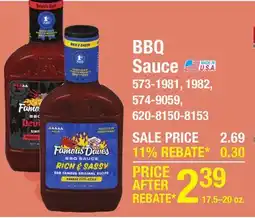 Menards BBQ Sauce offer