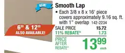 Menards Smooth Lap offer