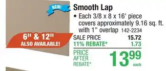 Menards Smooth Lap offer