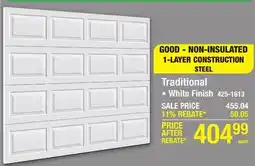 Menards Traditional offer