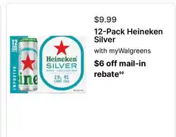 Walgreens 12-Pack Heineken Silver offer