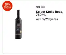 Walgreens Select Stella Rosa, 750ml offer