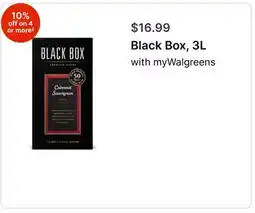Walgreens Black Box, 3L offer