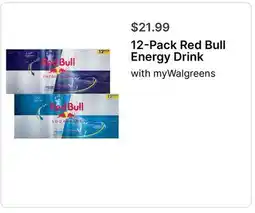Walgreens Red Bull Energy Drink offer