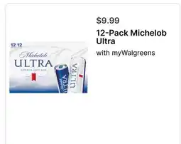 Walgreens 12-Pack Michelob Ultra offer