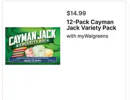 Walgreens 12-Pack Cayman Jack Variety Pack offer