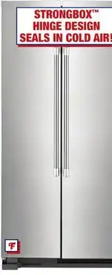 Menards 25.0 cu. ft. Side-by-Side Refrigerator offer