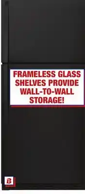 Menards 20.5 cu. ft. Top-Freezer Refrigerator offer