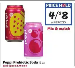 Winn Dixie Poppi Prebiotic Soda offer