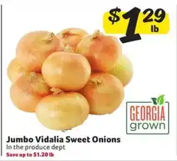 Winn Dixie Jumbo Vidalia Sweet Onions offer