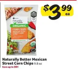 Winn Dixie Naturally Better Mexican Street Corn Chips offer