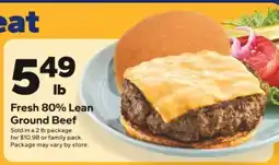 Save a Lot Fresh 80% Lean Ground Beef offer