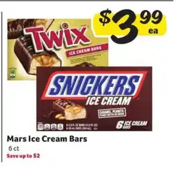 Winn Dixie Mars Ice Cream Bars offer
