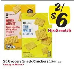 Winn Dixie SE Grocers Snack Crackers offer