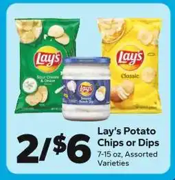 Save a Lot Lay's Potato Chips or Dips offer