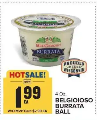 Food Lion BELGIOIOSO BURRATA BALL offer