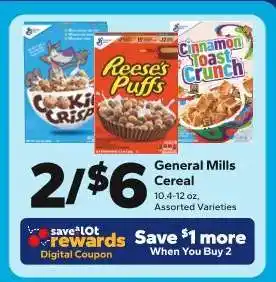 Save a Lot General Mills Cereal offer